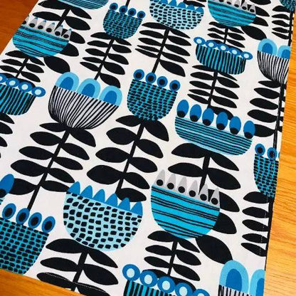 Mid Century Tulips Tea Towel Kirsten Katz