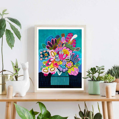 Modern Botanical Wall Art Print - Botanica Stupenda - Kirsten Katz