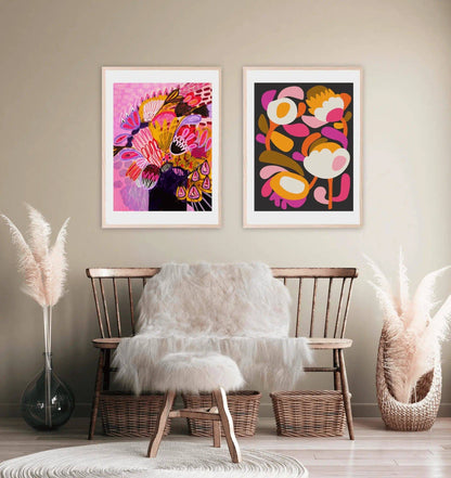 Modern Mixed Media Wall Art Prints Kirsten Katz