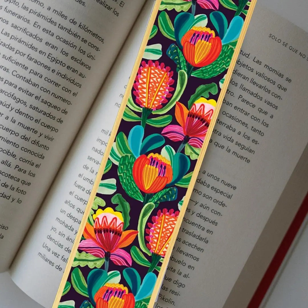 Modern Native Botanica Australian Wooden Bookmark - Kirsten Katz