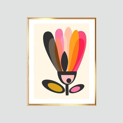Modern Tulip Wall Art Print - Kirsten Katz