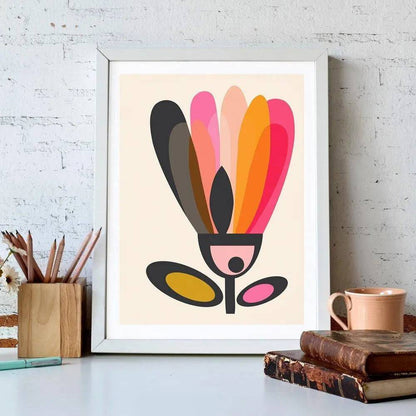 Modern Tulip Wall Art Print - Kirsten Katz