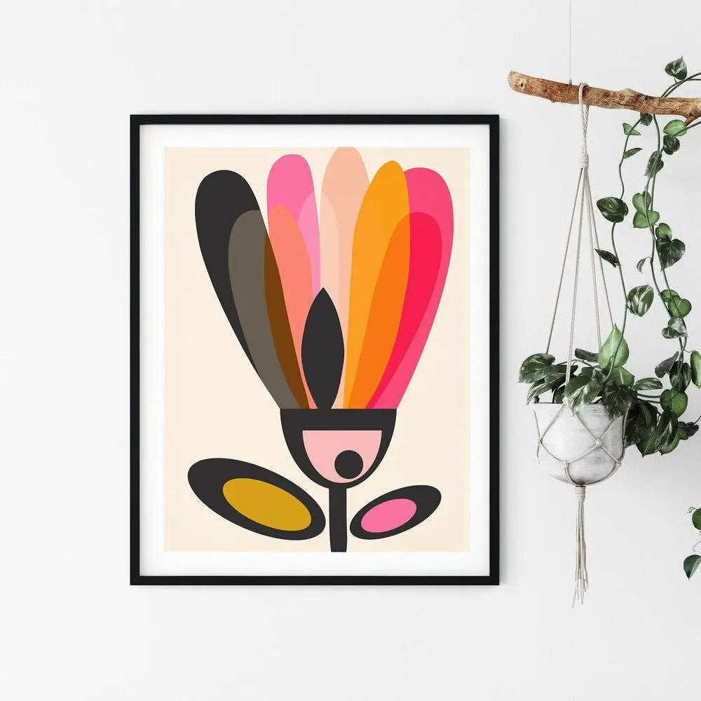 Modern Tulip Wall Art Print - Kirsten Katz