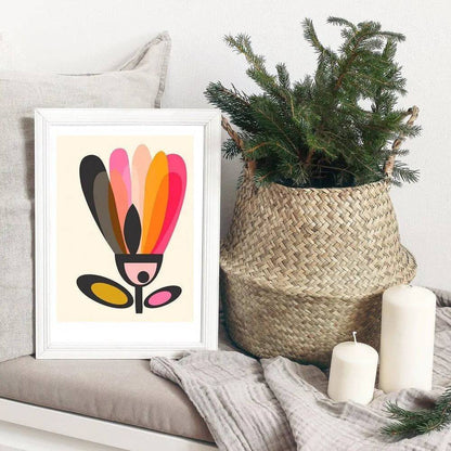 Modern Tulip Wall Art Print - Kirsten Katz