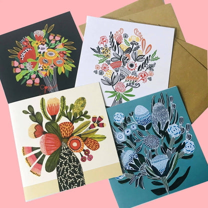 Native Flowers Card Set Kirsten Katz
