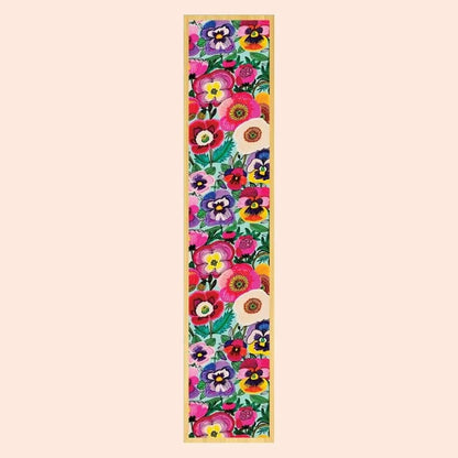 Poppies & Pansy Flowers Australian Wooden Bookmark - Kirsten Katz