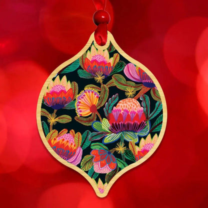 Protea Australis Christmas Bauble Kirsten Katz