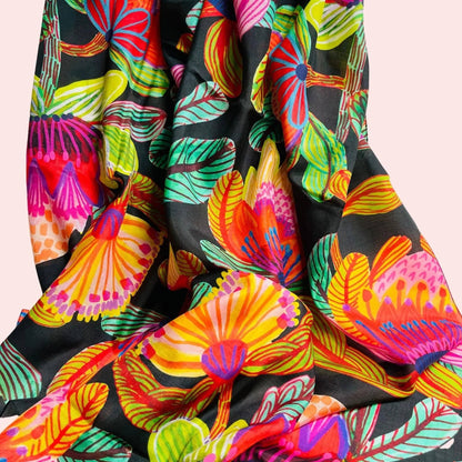 Protea Australis Silk Scarf Kirsten Katz