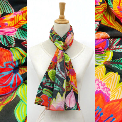 Protea Australis Silk Scarf Kirsten Katz