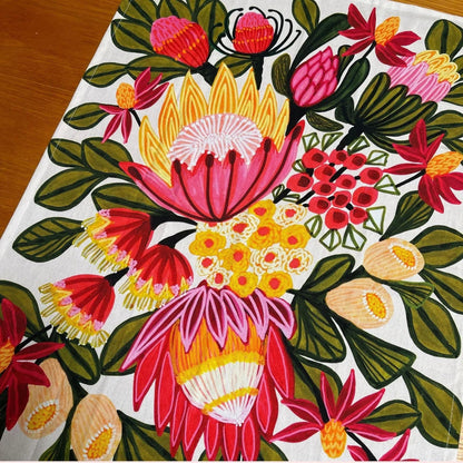 Protea Flora Tea Towel Set Kirsten Katz