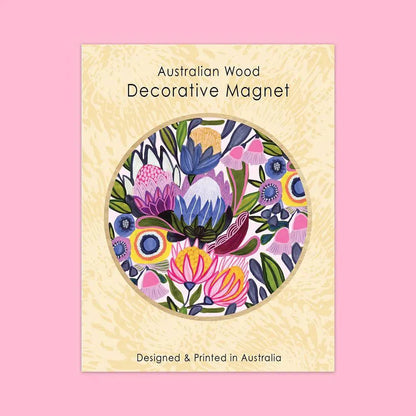 Protea Magnifica Magnet & Card Set Kirsten Katz