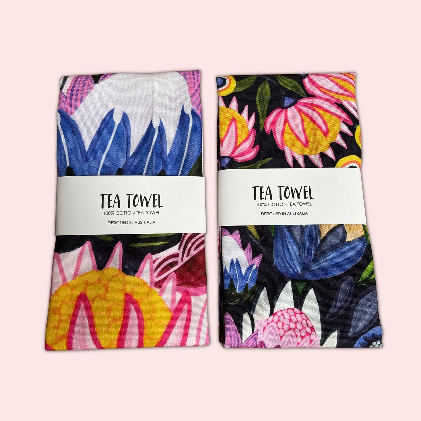 Protea Magnifica Tea Towel Set Kirsten Katz