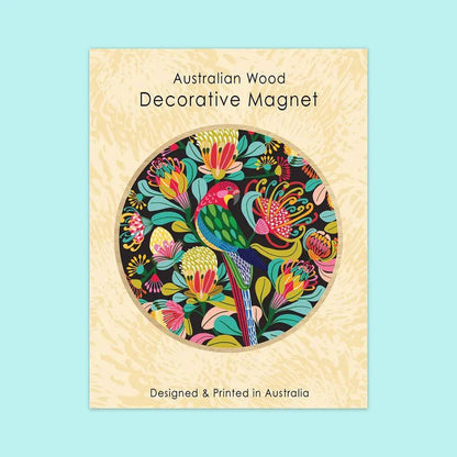 Rosella Bird Magnet & Card Gift Set Kirsten Katz