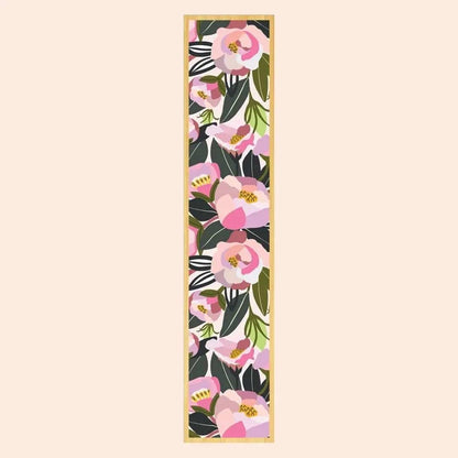 Roses and Peonies Australian Wooden Bookmark - Kirsten Katz