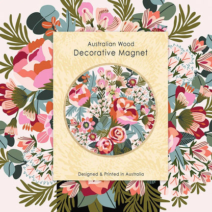 Roses & Peonies Magnet & Card Set Kirsten Katz