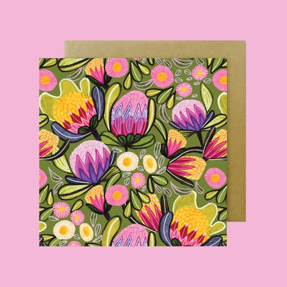 Sugarbush Proteas Magnet & Card Set Kirsten Katz