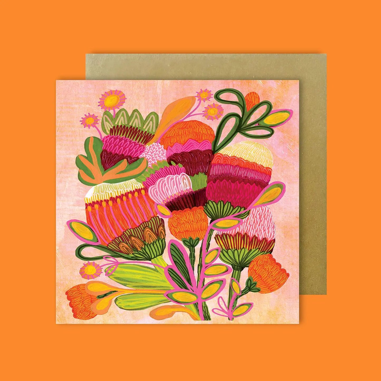 Wild Blooms Magnet & Card Gift Set Kirsten Katz